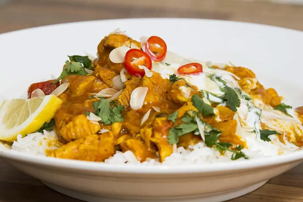 Curry met kip 'tikka masala'
